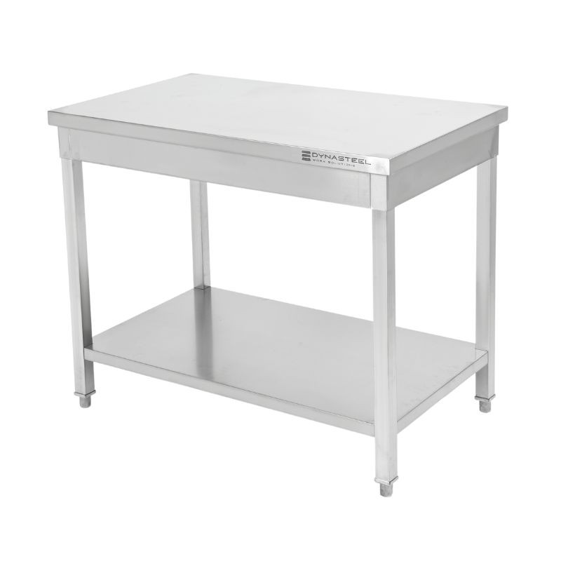 Table Inox avec Etagère P 600 mm L 1600 mm Dynasteel Fourniresto