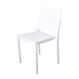 Chaises PP Empilables Florence Blanches - Lot de 4