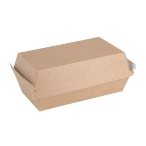 Petites Boîtes avec Couvercle à Charnière Compostables 172 mm - Lot de 200