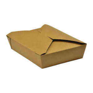 Boîtes Alimentaires en Carton Compostable No.2 1500 ml - Lot de 280