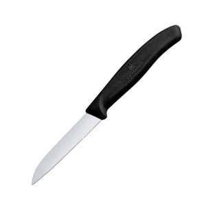Couteau D'office Noir 8 cm