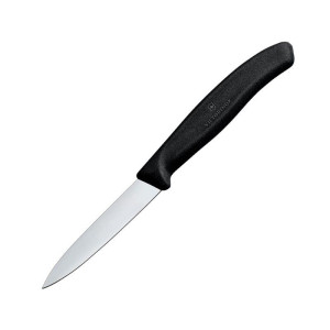 Couteau D'office Pointu Noir 8 cm