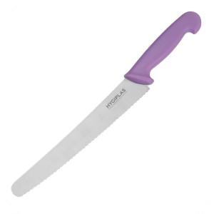 Couteau à Pâtisserie Denté Violet 25 cm