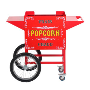Chariot pour Machine à Pop Corn - Rouge