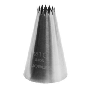 Douille à Petits Fours en Inox à 14 Dents - ⌀ 10 mm