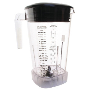 Pichet Empilable avec Couvercle pour Blender de Cuisine 2 L