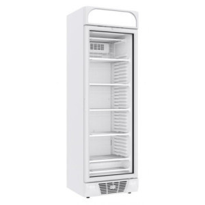 Armoire Réfrigérée Négative Blanche - 1 Porte Vitrée - 382 L