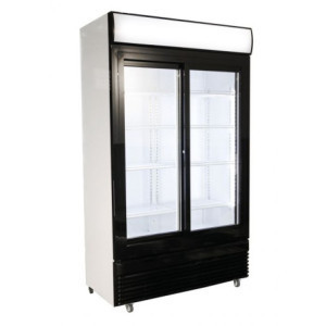 Armoire Réfrigérée Positive - 2 Portes Vitrées Coulissantes - 780 L