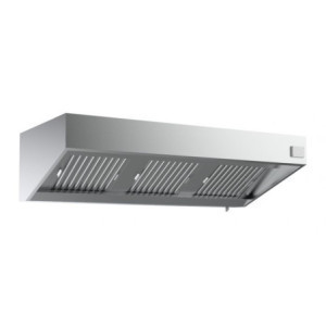 Hotte Murale Complète - 1600 mm - Avec Moteur, Led et Variateur