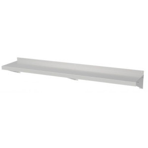 Etagère Murale en Inox avec Support - L 1500 x P 400 mm