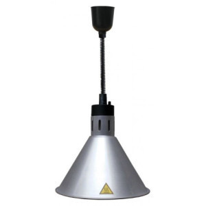 Lampe Chauffante Conique - Argent