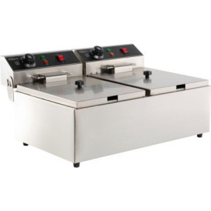 Friteuse Electrique à Poser - 2 x 6 L