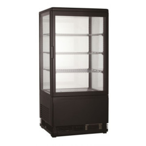 Vitrine Réfrigérée Noire - 68 L