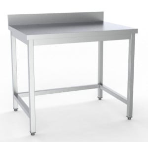 Table Inox avec Dosseret - L 1800 x P 700 mm