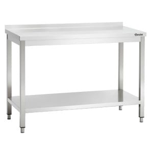 Table Inox avec Dosseret - L 2000 x P 700 mm