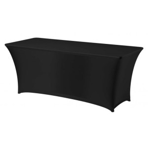 Housse pour Table Rectangulaire Noire 1200