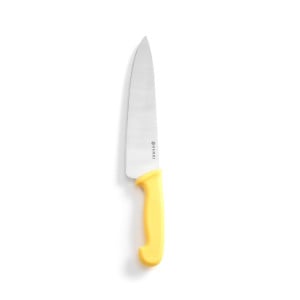 Couteau de Chef Jaune pour Volaille - Lame 24 cm