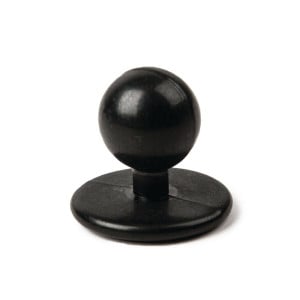 Boutons Amovibles Noirs - Lot de 12