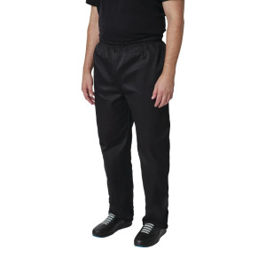 Pantalon de Cuisine Mixte Noir Vegas - Taille L