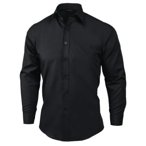 Chemise Habillée Mixte Noire - Taille XL