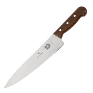 Couteau de Cuisinier à Manche en Bois - Lame 25,5 cm