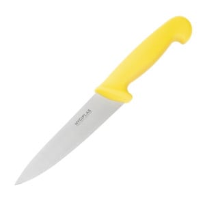 Couteau de Cuisinier Jaune Lame 16 cm