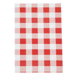 Papier Ingraissable Vichy Rouge 190 x 310 mm - Lot de 200