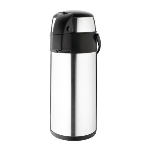 Pichet À Pompe Double Paroi en Inox 5L