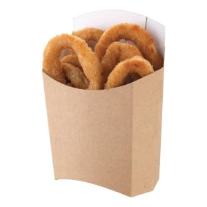 Grands Étuis À Frites Kraft Compostables - Lot de 1000