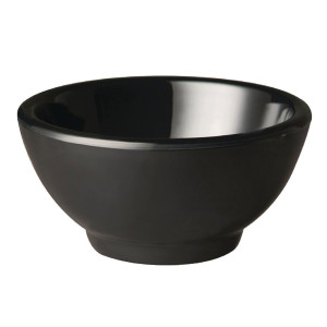 Bol Rond En Mélamine Pure Noir - Ø90Mm