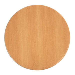 Plateau De Table Rond Effet Hêtre - Ø 600mm