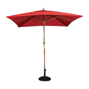 Parasol Carré Rouge - 2,5m