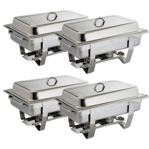 Chafing Dish Milan 9 L - GN 1/1 - Lot de 4