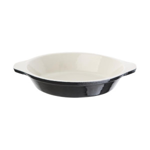 Plat À Gratin Rond Noir  750Ml