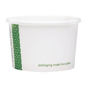 Pots pour Aliments Chauds Compostables 110 m - Lot de 1000