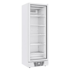 Armoire Réfrigérée Négative Blanche - 1 Porte Vitrée - 382 L