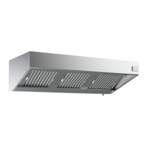 Hotte Murale Complète - 2400 mm - Avec Moteur, Led et Variateur