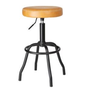 Tabouret de Bar en PU Brooklyn Caramel