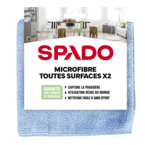 Microfibre Toutes Surfaces - 200 x 200 mm - Lot de 2