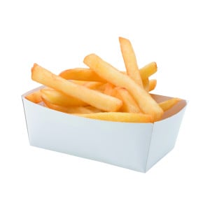 Barquette à Frites en Carton - L 100 x P 60 mm - Lot de 250