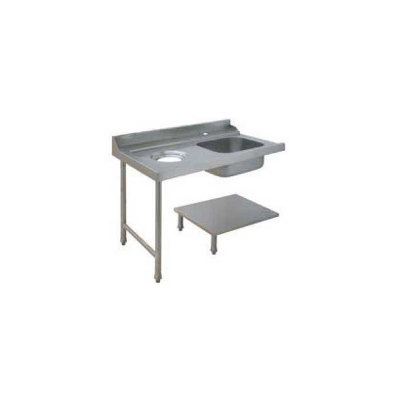 Table de Prélavage pour Lave-Vaisselle À Capot Pluvia 280DG