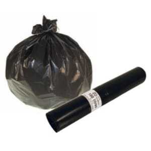 Boîte de 200 sacs poubelles 100 litres Noir 45 microns