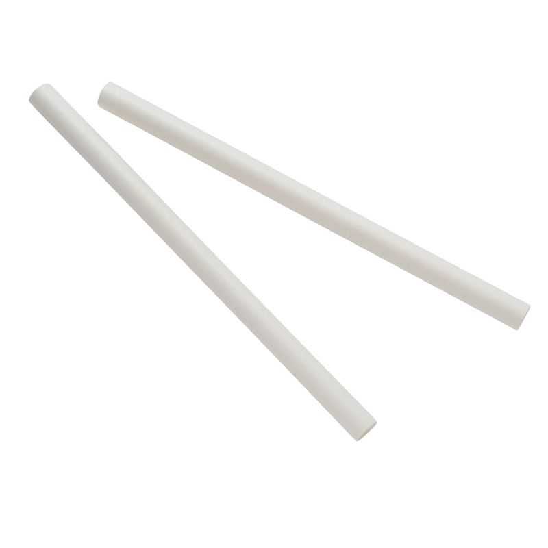 Paille papier blanc 10,25 x300 - Paille en plastique