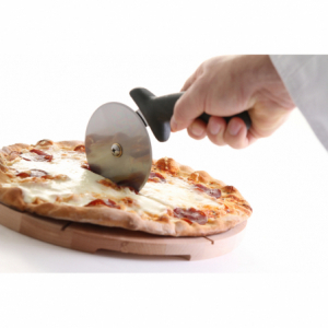 Couteau à biscuits en forme de rouleau à Pizza, fixation de