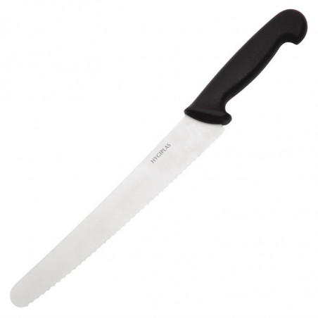 Couteau À Pâtisserie Noir 25 Cm - Hygiplas - Fourniresto - Fourniresto