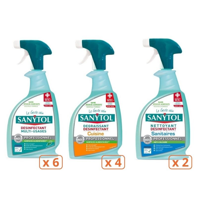 Sanytol désinfectant nettoyant multi-usages 1 lt à petit prix