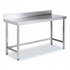 Table Inox avec Dosseret 1900x600 avec Renforts Distform - 1