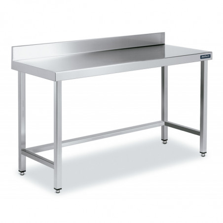 Table Inox avec Dosseret 2000x900 avec Renforts Distform - 1