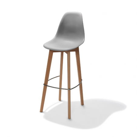 Tabouret de Bar Keeve - Gris VEBA - 1