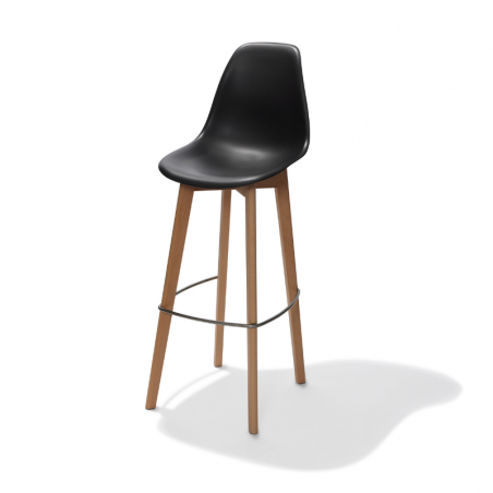 Tabouret de Bar Keeve - Noir VEBA - 1